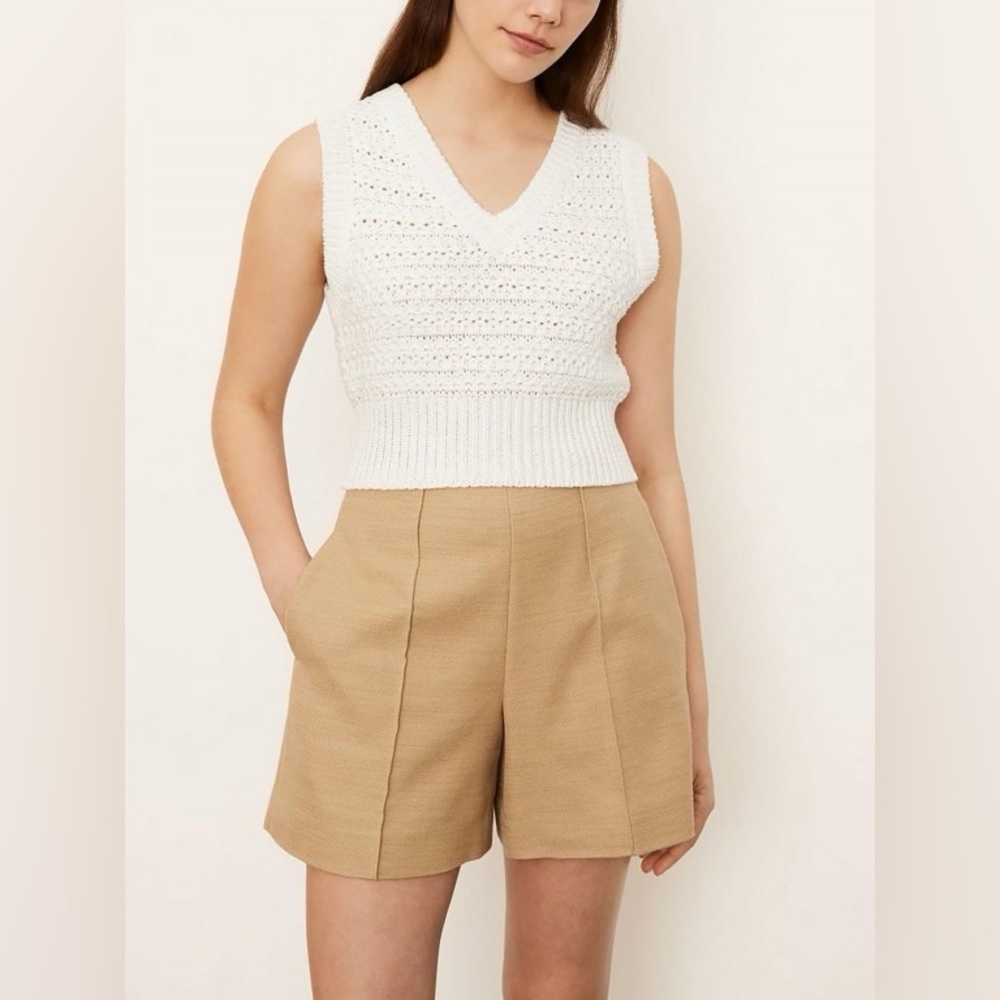 Vince TUCK STITCH VEST NEW